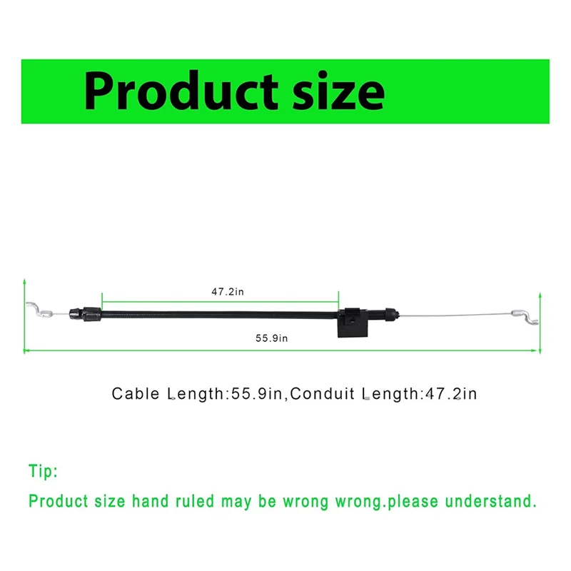 2025 تريند GX24184 كابل لجون ديري ، متوافق مع الموديل JS26 JS28 JS36 JS38 JS46 JM26 JM36 JM46 دفع جزازة العشب #6