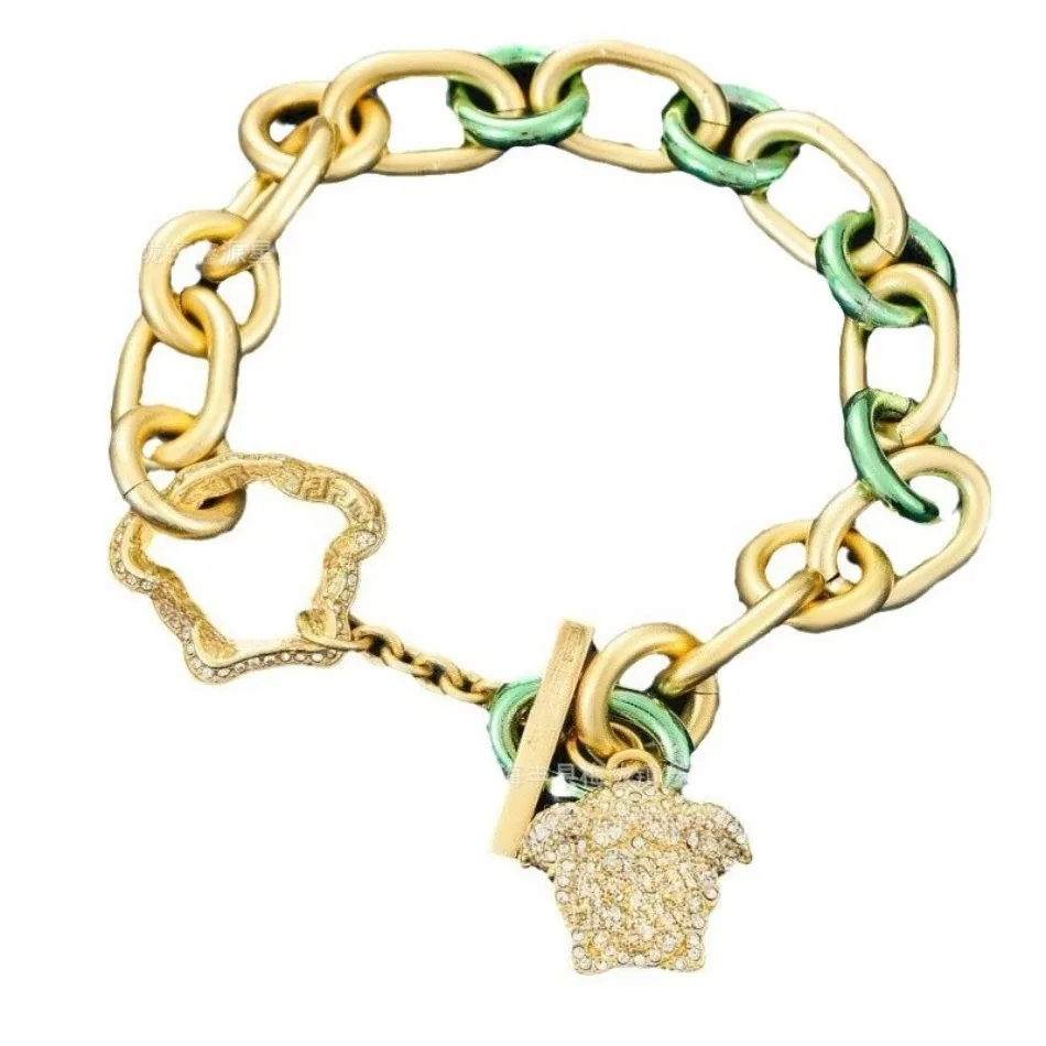 سوار قلادة هندسية مثلثة - عتيق أوروبي وأمريكي، إكسسوار معصم عالي الجودة متعدد الاستخدامات لها