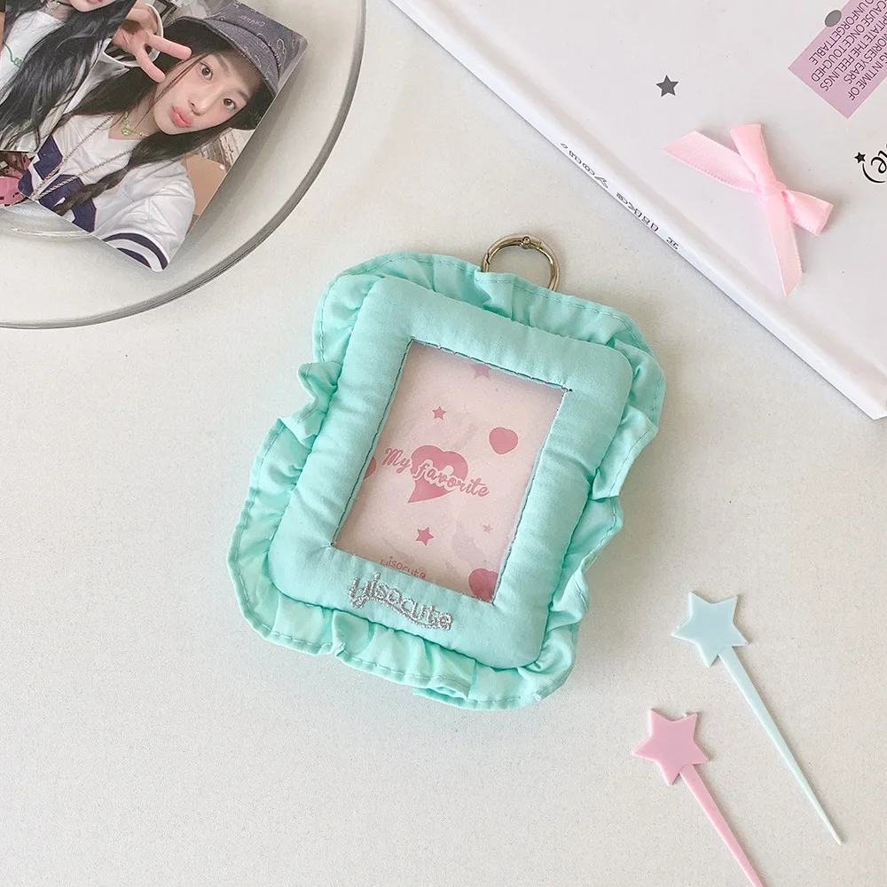 Hanging Korean Photocard Holder With Keychain Korean Style Photo Photocard Frame Picture Decoration Idol Card Display Protector