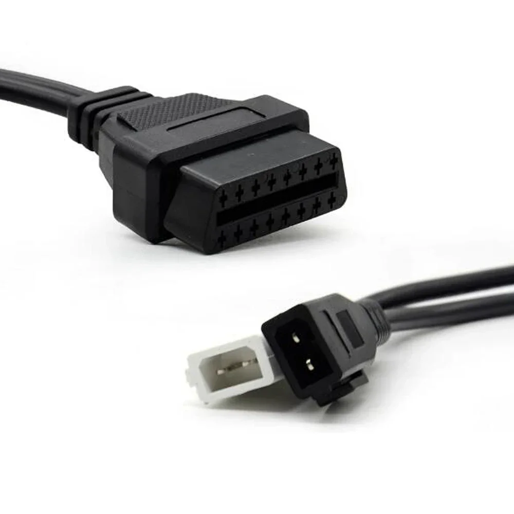 Cable de diagnóstico VAG para coche, adaptador de 2P + 2P a 16 pines para AUDI 2X2 OBD1 OBD2, 2P + 2P a 16 Pines, conector hembra para VW/Skoda