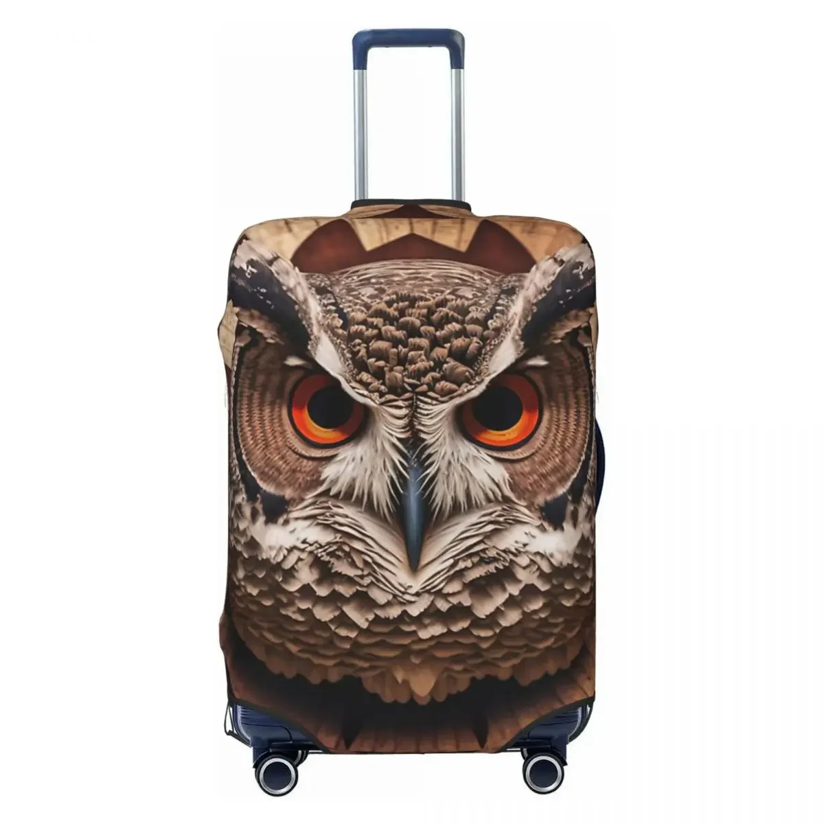 Owl Keeper Of Wisdom Print Luggage Protective Dust Covers Elastic Waterproof 18-32inch Suitcase Cover Travel Accessories