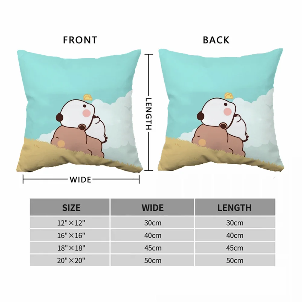 Pillowcases 40x40 Cushions for Living Room Bubu Dudu Cushion Cover 40*40 Decorative Pillowcase 50x50 Twin Size Bedding Car Sofa