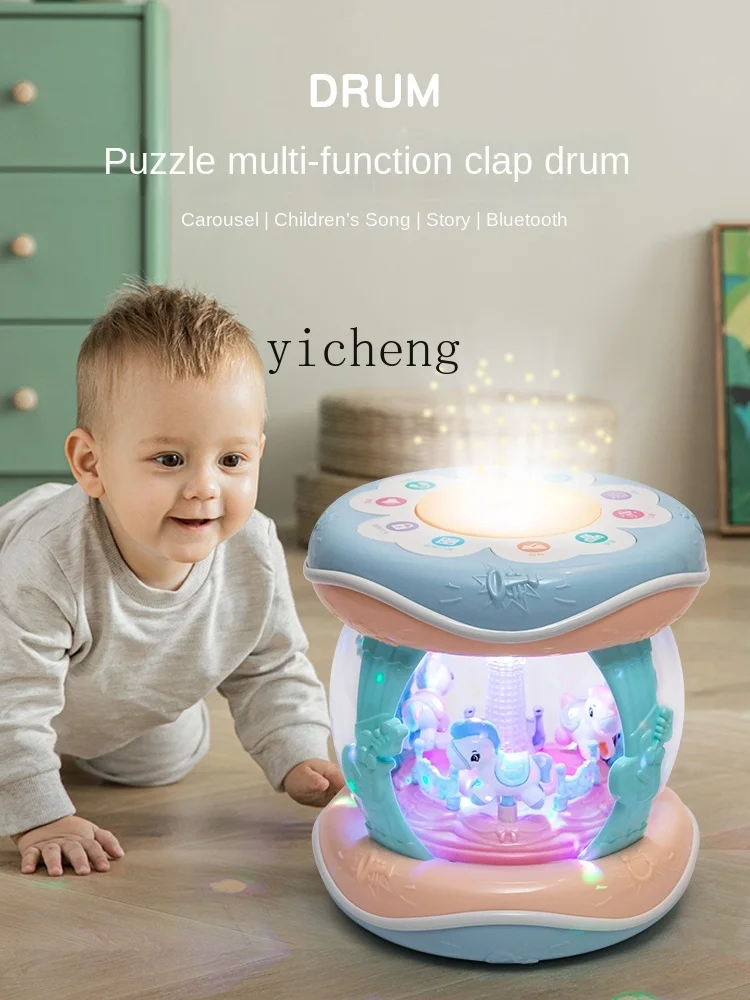 Tqh Baby Toys Early Childhood Education Children over 6 Months Old Baby Girl Baby Children Music Drum