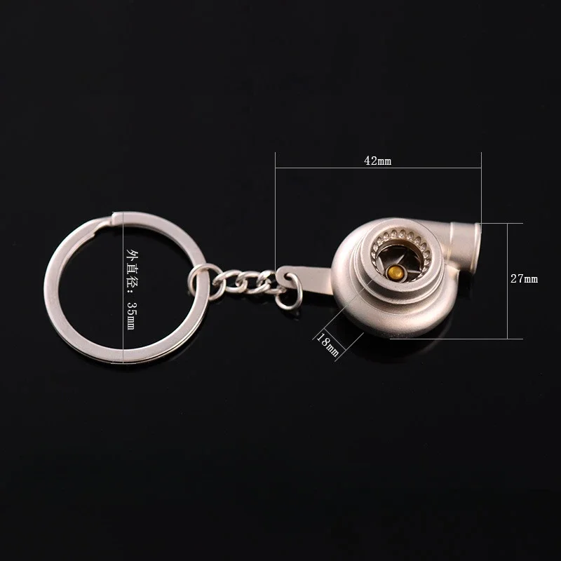 Car Speed Gearbox Gear Head Keychain Manual Transmission Lever Metal Key Ring Car Refitting Metal Pendant Creative Keychain