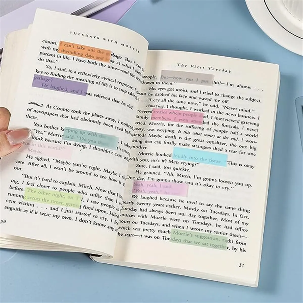 AB09 2400 PCS Sticky Tabs,120 Colors Writable Sticky Note Tabs for Binders, Annotation Tabs, Page Markers, Classify Files