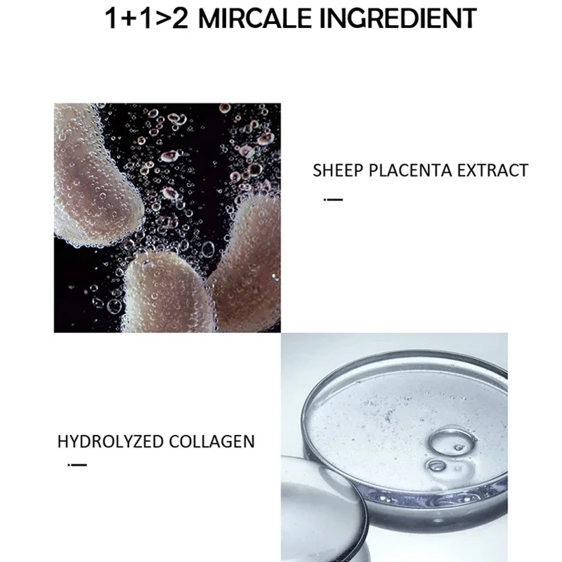 Premium Sheep Placenta Protein Yeast Essence Face Serum Booster Antioxidant Skin Beauty Health