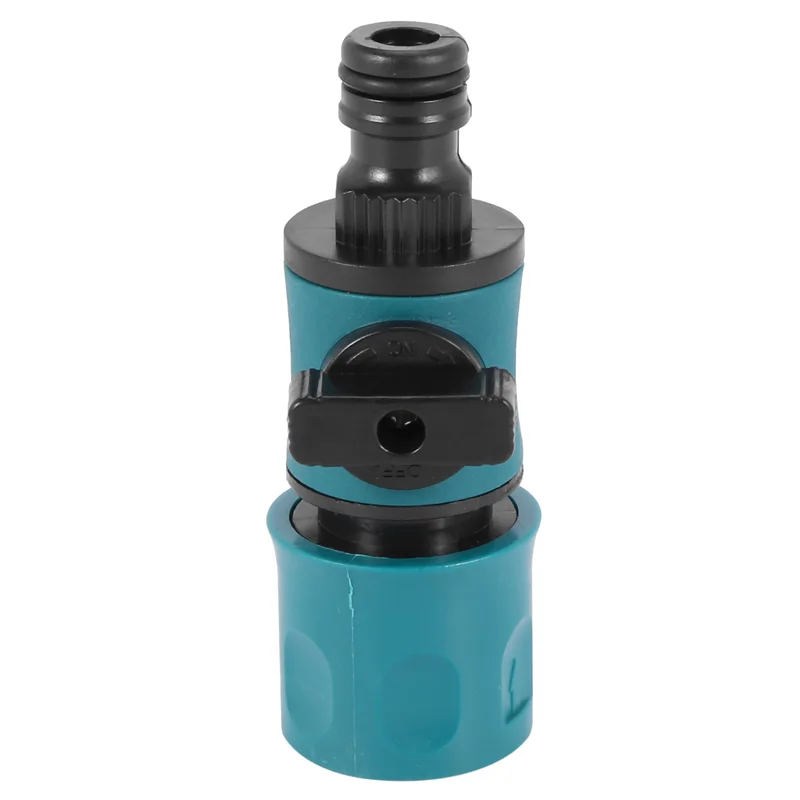 Plastic Valve With Quick Connector Agriculture Garden Watering Prolong Hose Irrigation Pipe Fittings Hose Adapter 10 Pc-[Qahk]