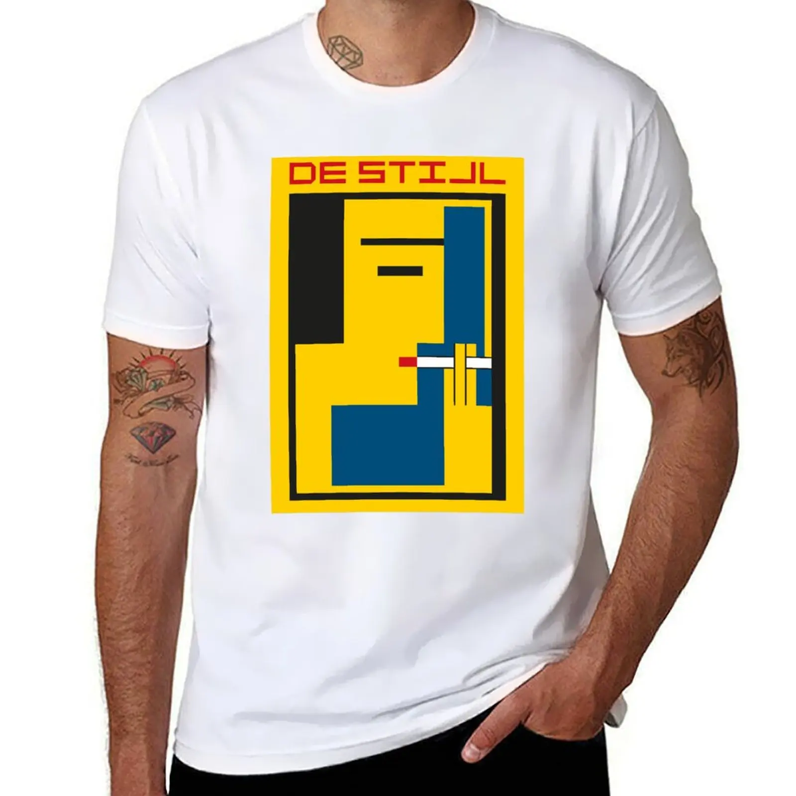 

for shirt DeStijl#15 100% t shirts t man pack cotton men cotton T-Shirt