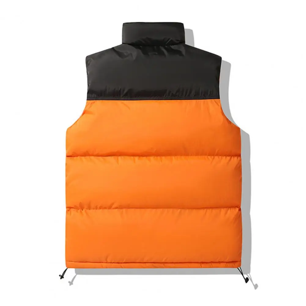 

Winter Mens Vest Jacket Warm Sleeveless Waistcoat Casual Down Cotton Light Thicken Zipper Coat Trend Stand Collar Vest Jacket