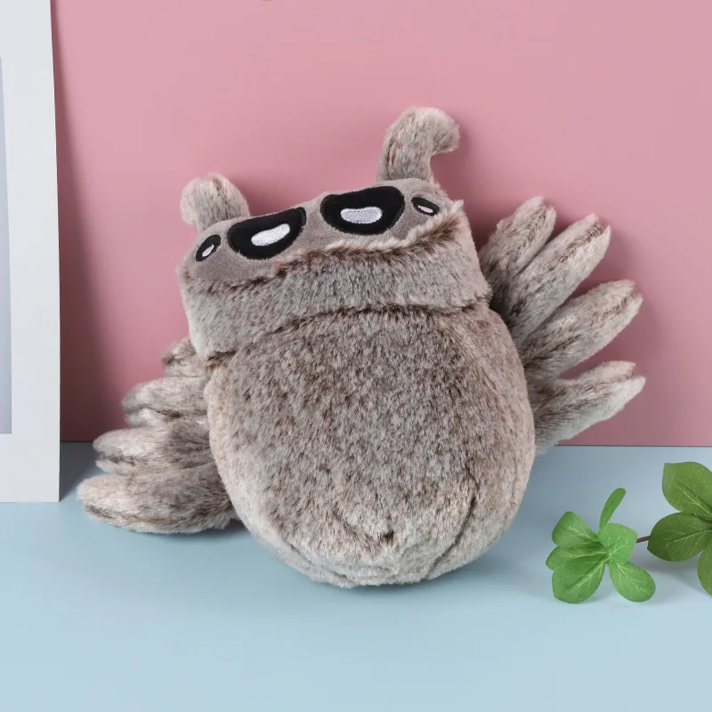 Jouet en peluche araignée Lucas Friend pour enfants, beurre d'araignée noir et blanc, oreiller doux, décoration de la maison Kawaii, cadeaux d'Halloween