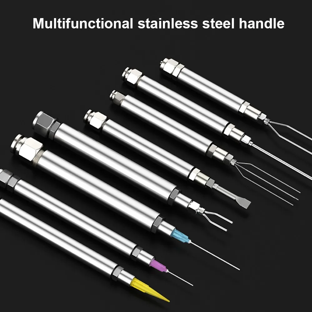 

Наконечник для дозирования ручки SY, удлинительная игла из нержавеющей стали, быстрая заглушка для ручного дозирования и поворотная канюля Люэра