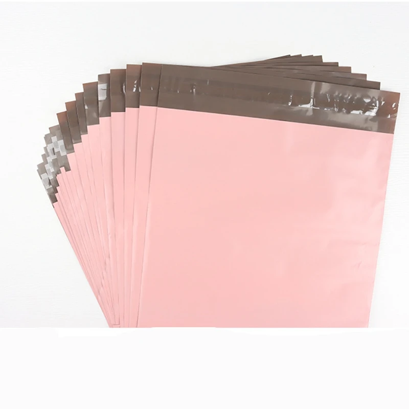 Light Pink Opaque Courier Mailing Packing Bags Thicken 12 Wires Clothing Storage Bag Waterproof Bags PE Material Envelope Postal