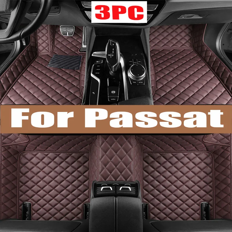 

Car Floor Mats For Passat 2019 2018 2017 2016 2015 2014 2013 2012 Auto Interior Styling Waterproof Carpets For VW vw