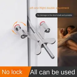 Portable Hotel Door Lock Live Alone Self-Defense Door Stop Travel Anti-theft Door Stopper Childproof Door Lock Safety Home Latch