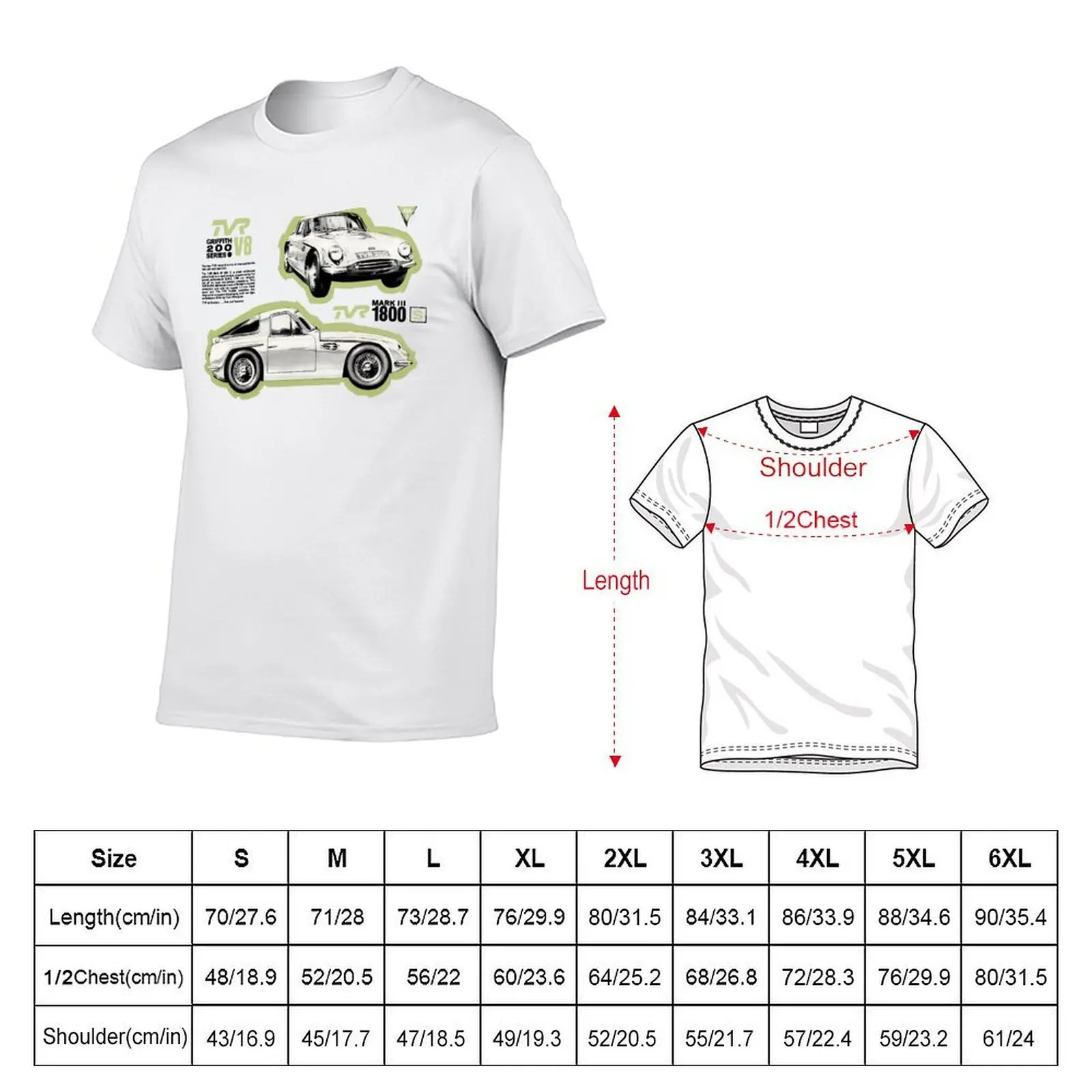TVR GRIFFITH T-Shirt topping quick drying mens plain t shirts