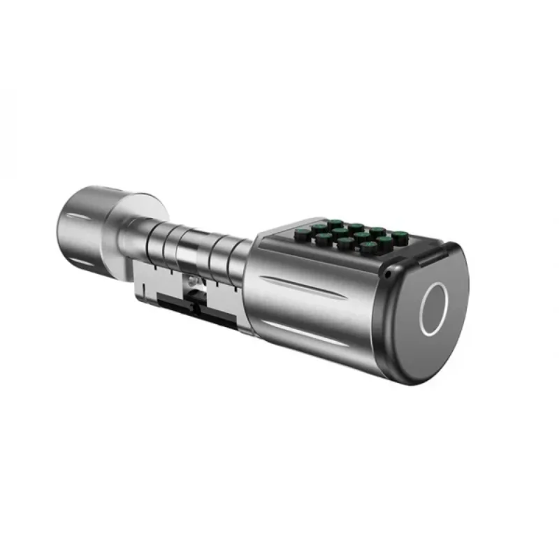 YyhcYyhcYyhcOEM Length Adjustable Keyless Digital Smart Lock Door European Tuya Ttlock App Fingerprint Smart Cylinder Door Lock