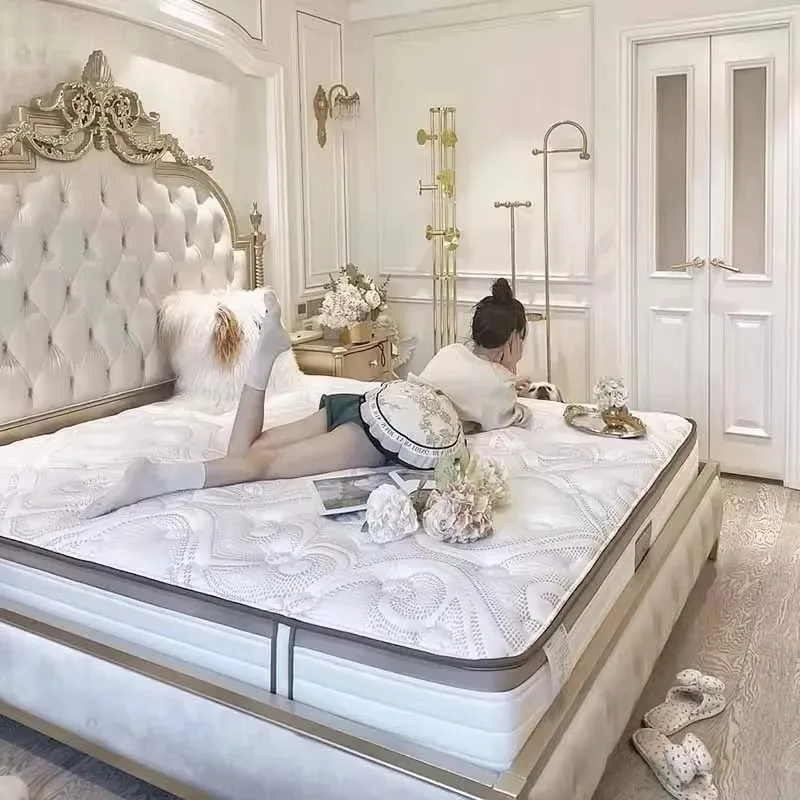 Italian Princess Double Bed Bedrooms Comforter Storage Living Room Bed Frames King Size Headboards Camas De Dormitorio Furniture