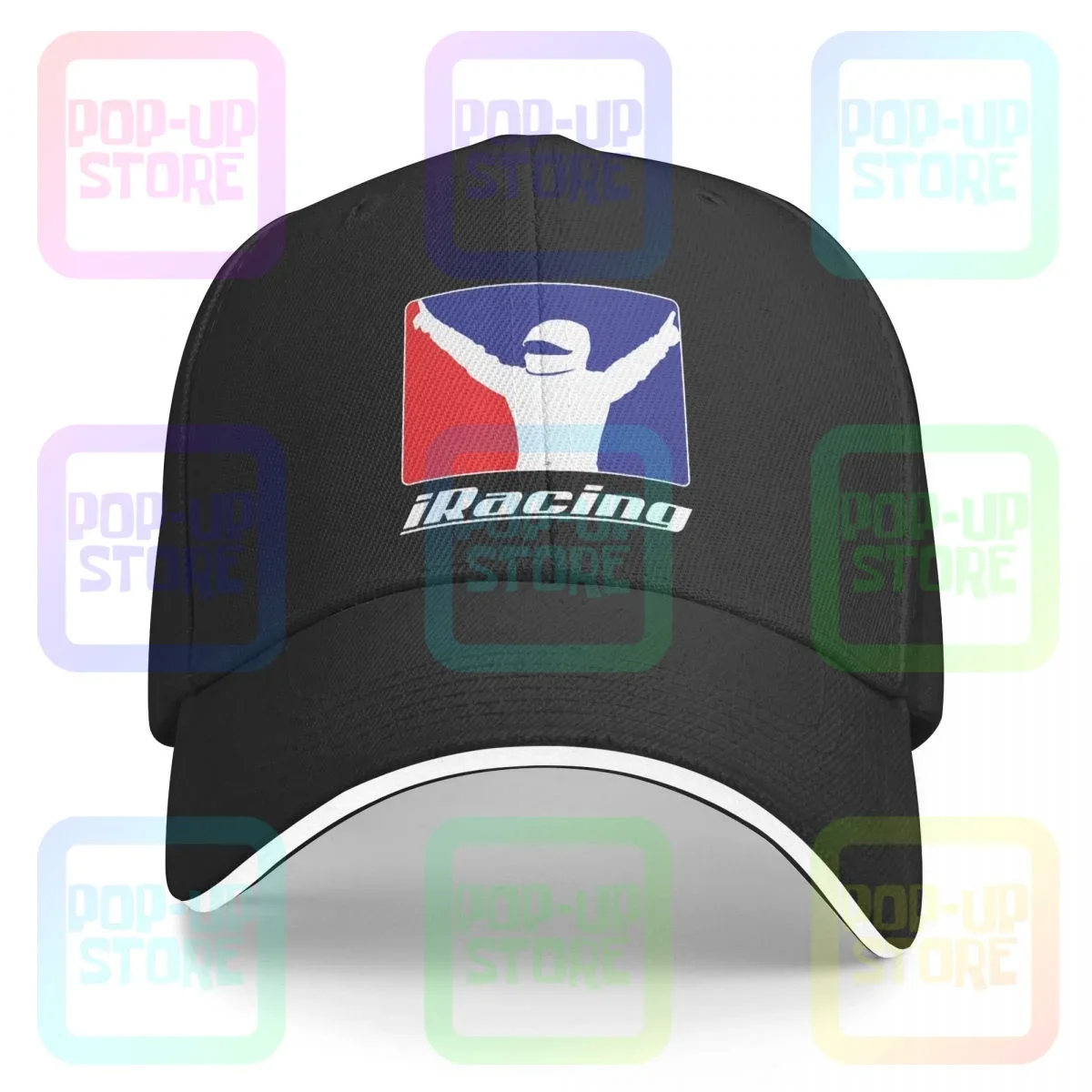

World Of Outlaws Iracing Team Fan Racing Кепка-сэндвич Бейсболка Шляпа дальнобойщика Подарок Хипстерская уличная одежда