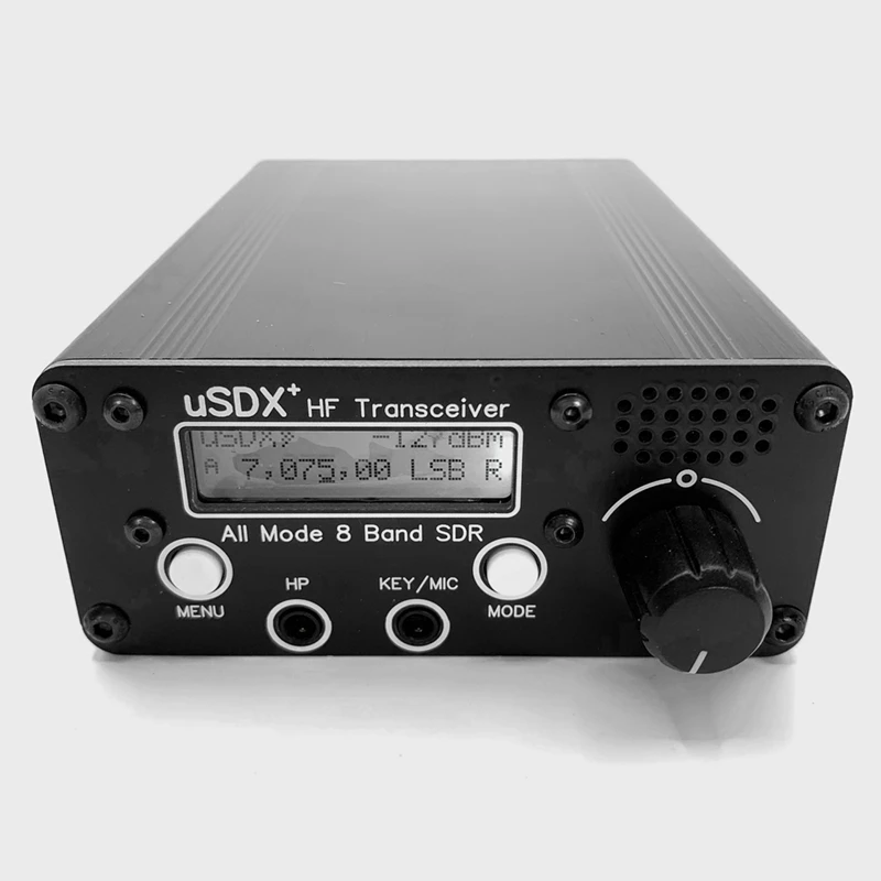 Big Deal 3-5W USDX+ SDR Transceiver All Mode 8 Band HF Ham Radio QRP CW Transceiver 80M/60M/40M/30M/20M/17M/15M/10M