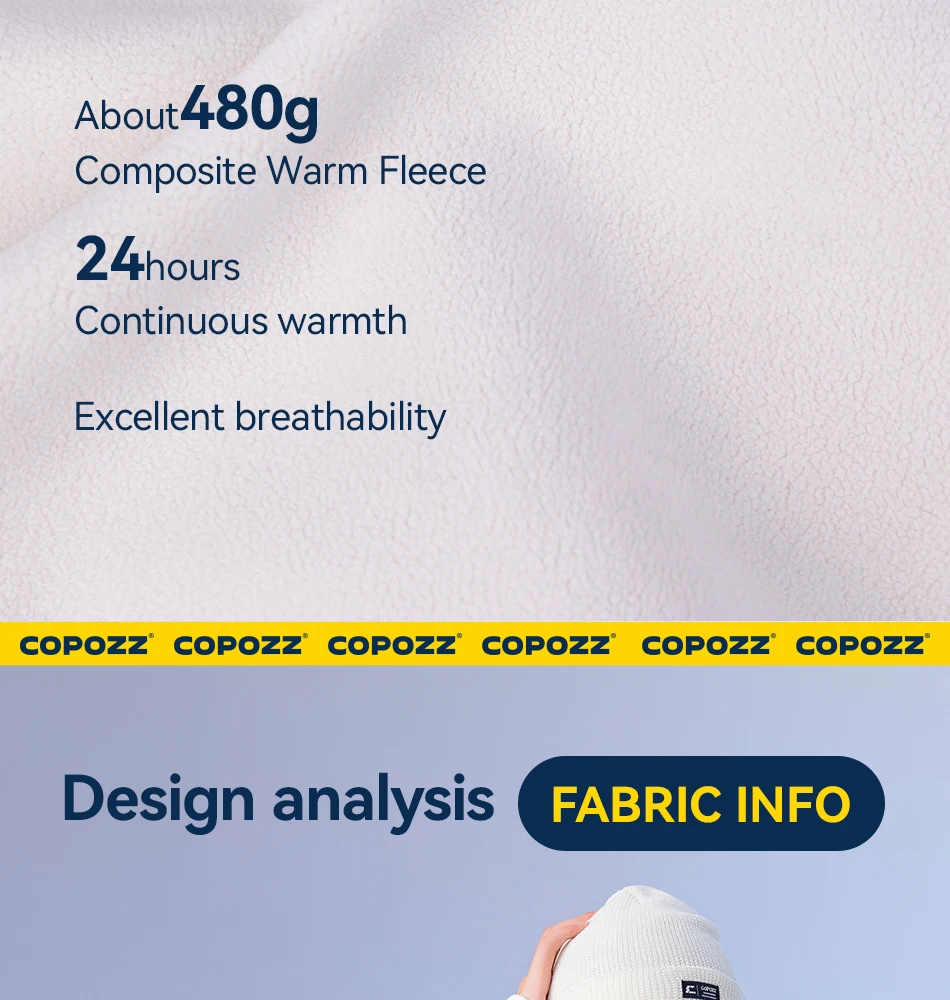 COPOZZ Winter Frühling Warme Fleece Jacke Männer Frauen Reine Farbe Sweatshirt Mäntel Outdoor Schnee Ski Jacke Linner Weibliche Erwachsene – Detail 8