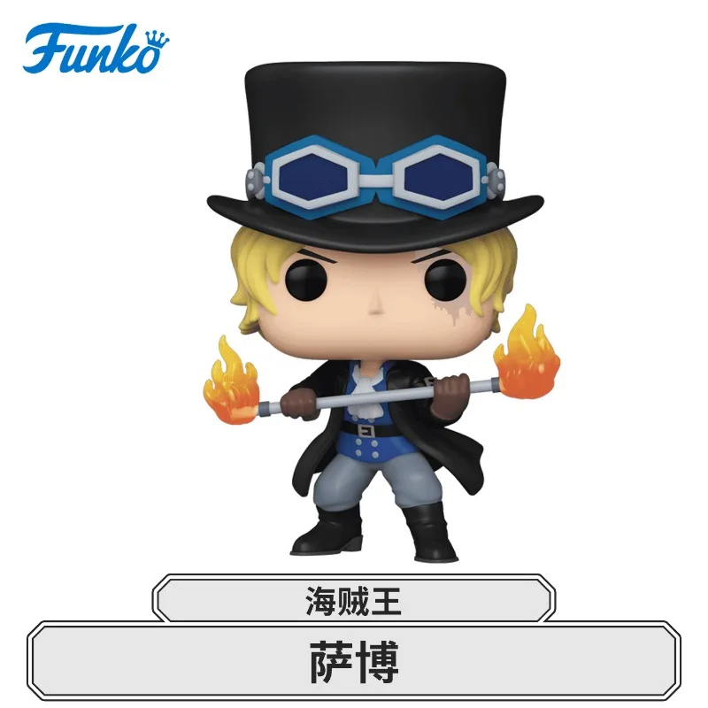 Funko POP Original ONE PIECE Anime Figure Sabo 922 Action Figure Toys for Boys Girls Gift Collectible Model Ornaments