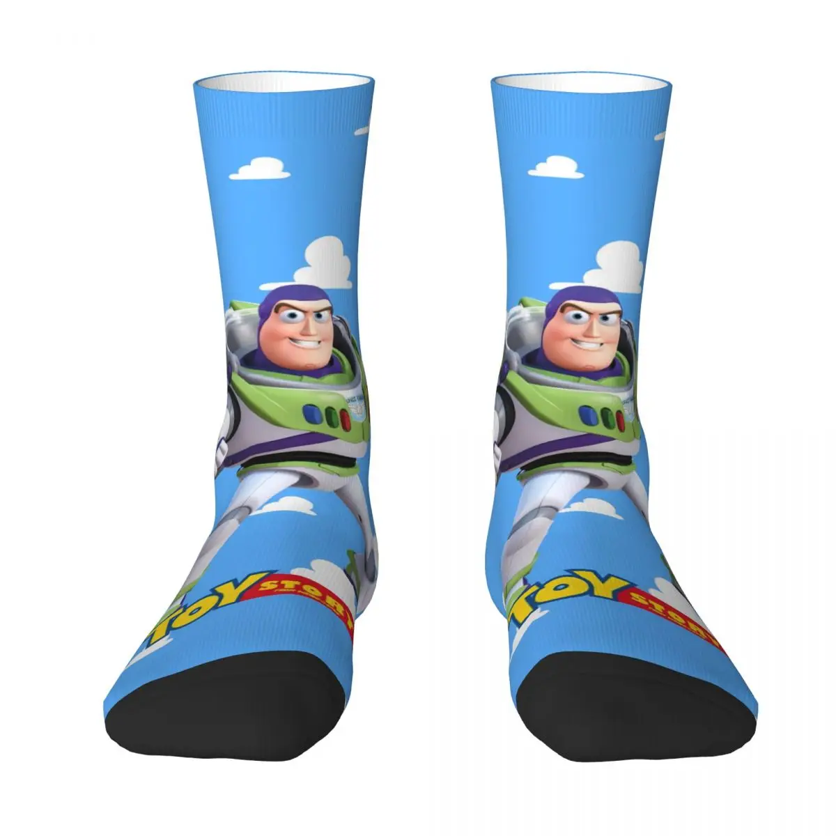 Men Socks Buzz Lightyear Stockings Winter Trendy Soft Socks Design Skateboard Anti Skid Socks