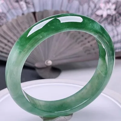 

Натуральный Мьянманский нефрит, браслет 54 мм-62 мм, ювелирный браслет принцессы, отправить маме, подарок подруге