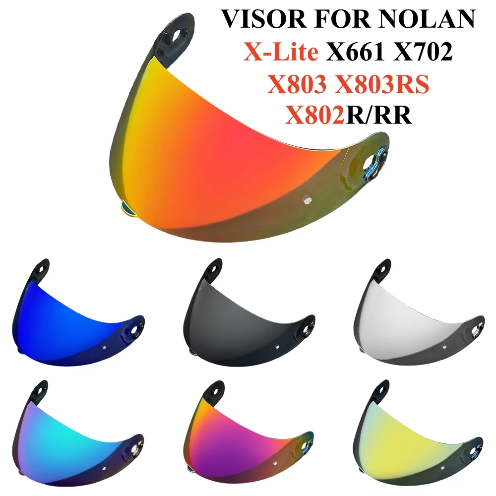 Visera de Casco para NOLAN x-lite X-803 X-802 X-702 X-661 X603 X803RS protector antiarañazos Visera Casco accesorios de motocicleta lentes de gafas