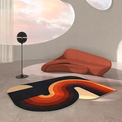 Art Design Living Room Decoration Irregular Carpet Large Area Rugs for Bedroom Lounge Fluffy Soft Floor Mat Home Thick Plush Rug