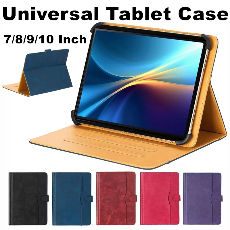 

Universal Case for 7/8/9/10 Inches Tablet Case Multi-Angle Viewing Shockproof Tablet Stand Cover Dual Color