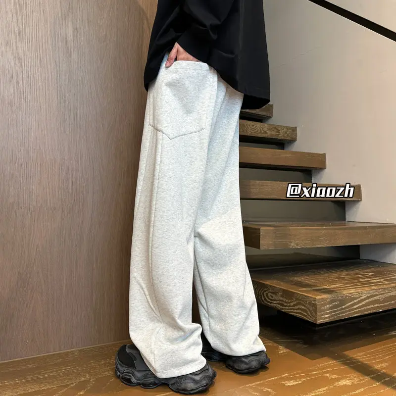 

Мужские повседневные брюки Spring Faion свободного кроя из хлопка, спортивные штаны с пэчворком и нашивками, молодежный стиль, прямой крой, длинные...