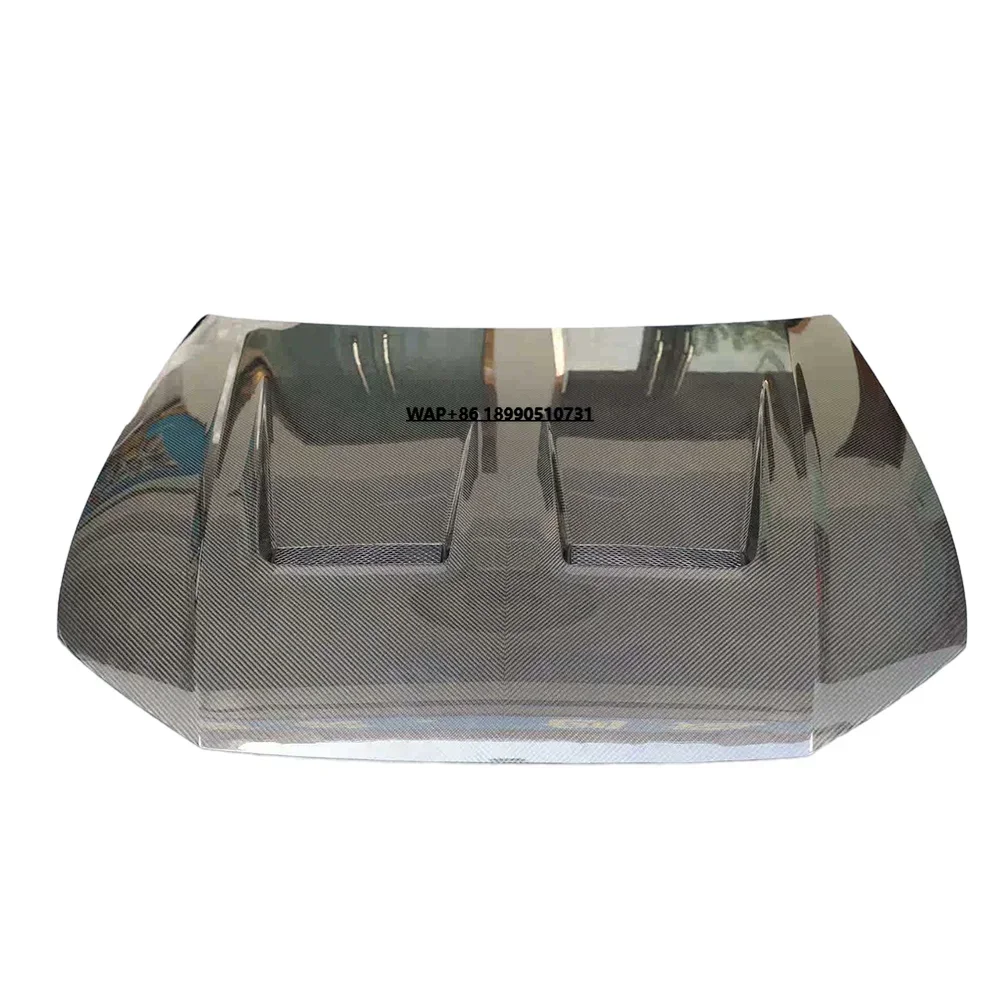 MSY Style Dry&Wet Carbon Fiber Car Front Engine Hood Vented Bonnet Fit for Q8 SQ8 RSQ8 2018-2022