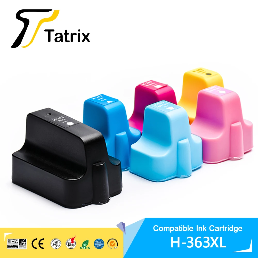 363 XL 363XL Premium Compatible Color Inkjet Ink Cartridge for HP363 For HP Photosmart 3210/3210v/3210xi/3213/3310 8230 Printer