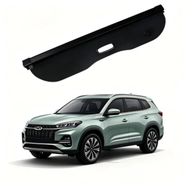 Cargo Cover Trunk Privacy Shade Rear Partition Anti-Theft Retractable Organizer for  Chery Tiggo 7 Super Hero Edition 2020-2025
