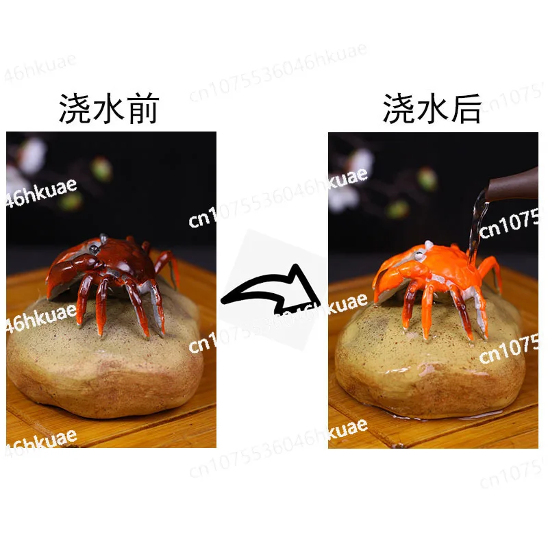 

Цзыша, меняющий цвет, камень богатства, краб, чай, домашнее животное, винтажный цветочный горшок, ландшафтный дизайн, чайная фигурка, чайная статуя, украшения