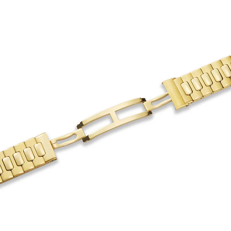 25*13mm Stainless Steel Watch Strap Bracelet Metal With Folding Clasp For Patek Philippe Nautilus 5711 5726 Series Watchband
