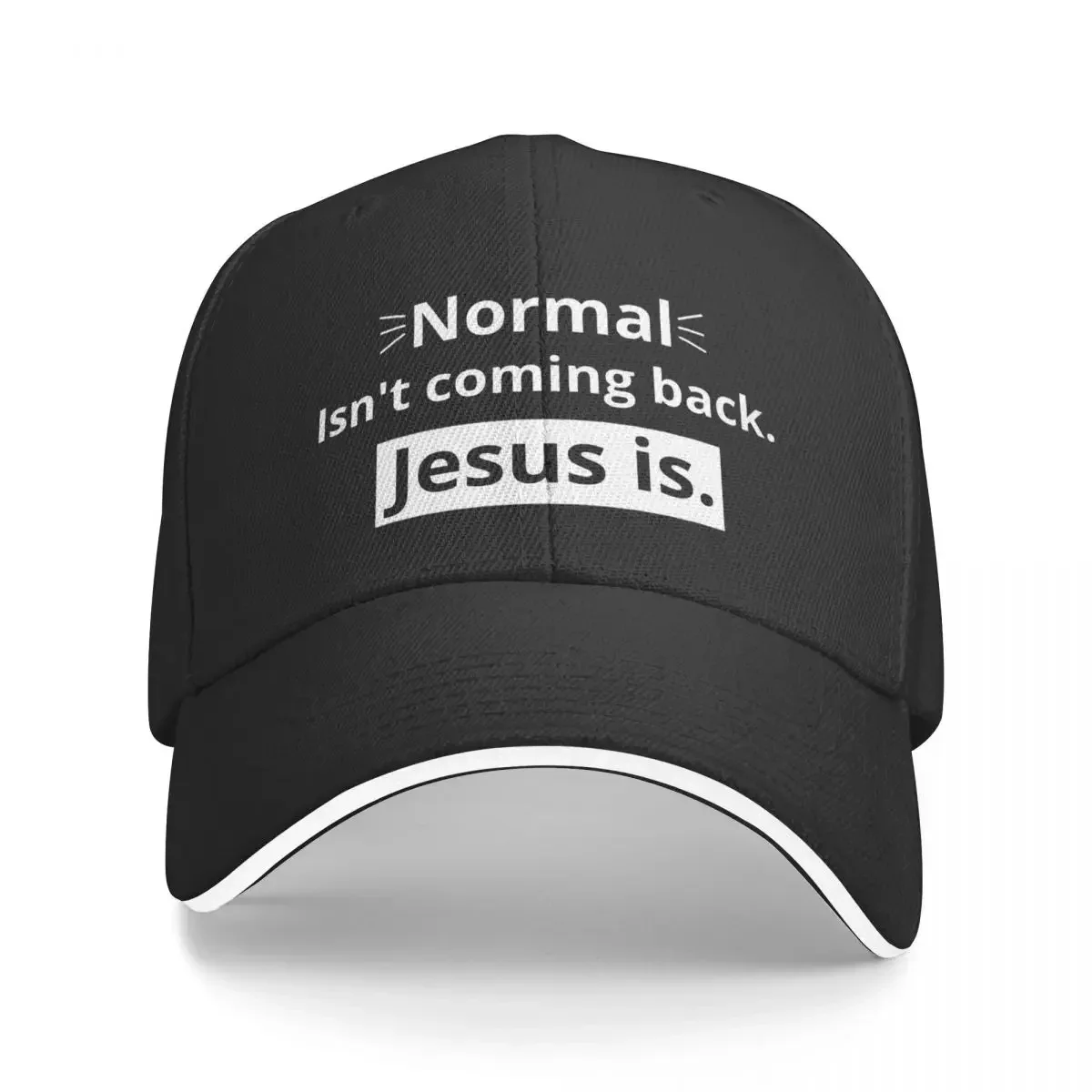 Normal isn't coming back.  is. Baseball Cap western Hat Hat Beach Baseball Men Women's