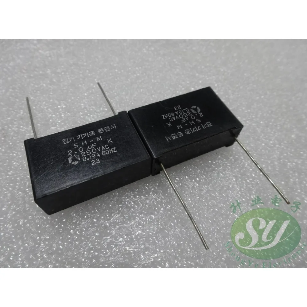 

5PCS 2.0uf/250vAC 2u0 205 Brand New 28mm Motor Starting Capacitor