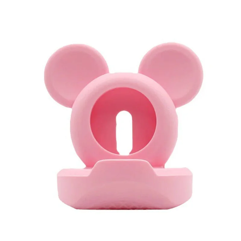 Cartoon Cute Bear Desktop Stand For Apple Watch Series 9 8 7 6 SE 5 4 For iWatch Silicone Charger 49mm 45mm 44mm 42mm 41mm 40mm