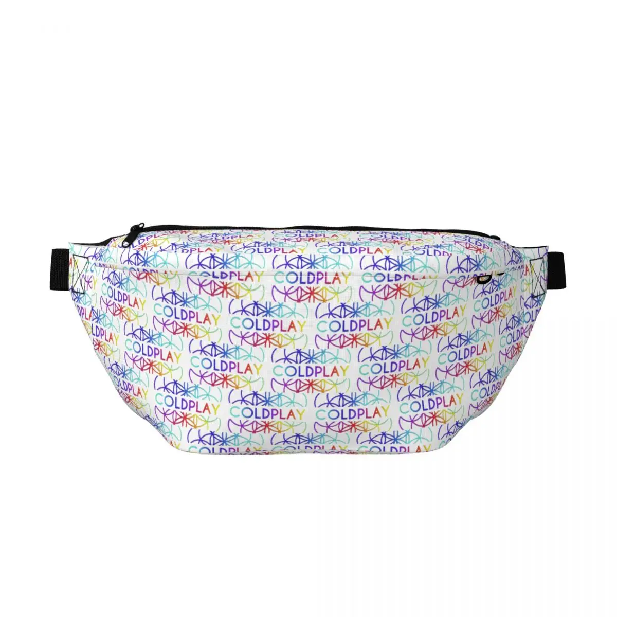 

Сумка-бананка через плечо Cold Play Music для мужчин и женщин, регулируемая поясная сумка для путешествий, бега, хранения денег и телефона, нагрудная сумка