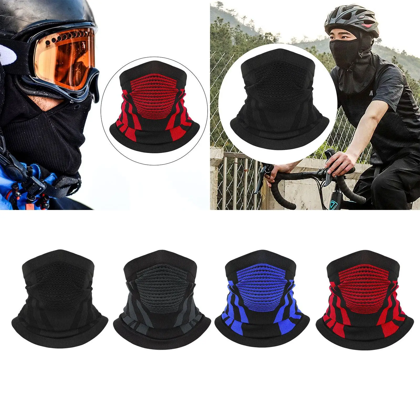 Winter Neck Warmer Gaiter Multipurpose Cold Weather Scarf Winter Face Mask for Hiking Biking Motorcycle Cycling Snowboarding
