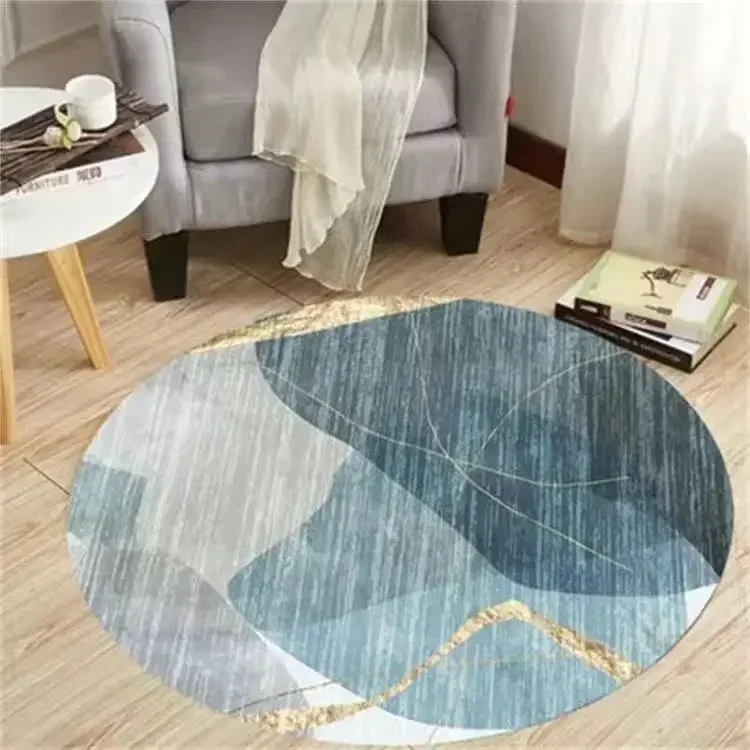 Nordic Ins Style Round Carpets Living Room Coffee Table Carpet Hanging Basket Foot Mat Home Bedside Rug Computer Chair Floor Mat