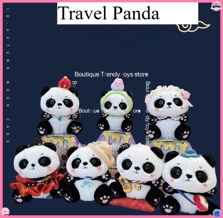 Op voorraad Honing Honingpot Reispanda Pluche Hanger - Superzacht Schattig Blind Box Ornament Cadeau voor reisliefhebbers