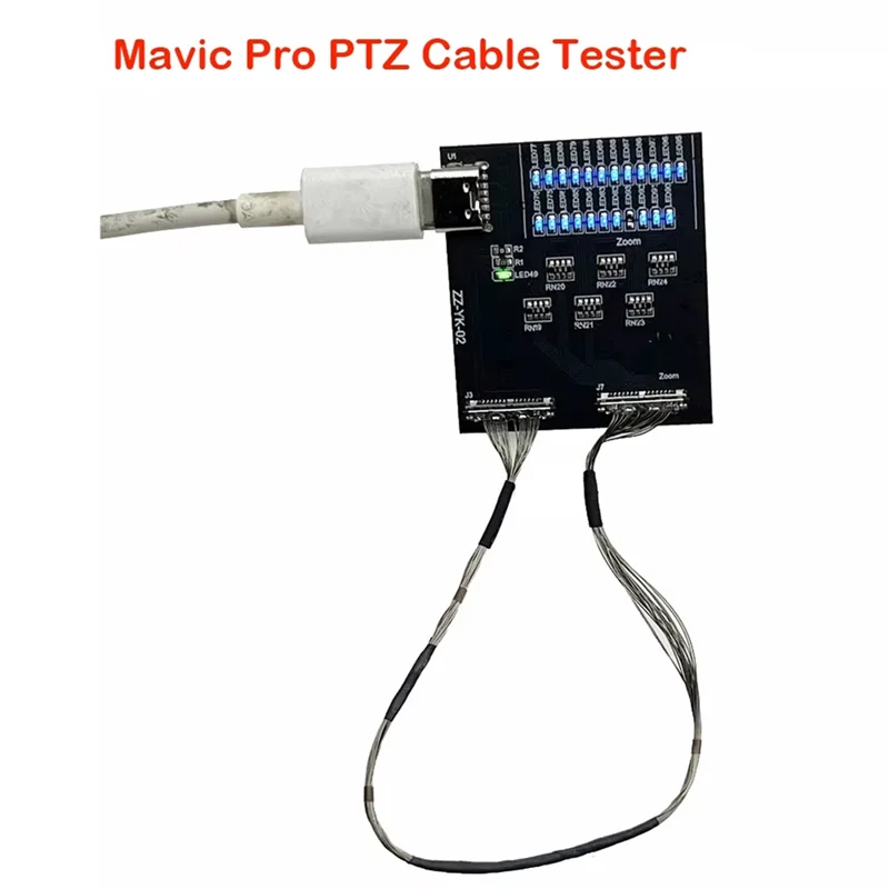 AA87 كاميرا ذات محورين PTZ كابل اختبار أداة Fordji Mavic Pro إشارة خط نقل الكابلات المرنة قطع غيار الطائرة بدون طيار إصلاح جزء