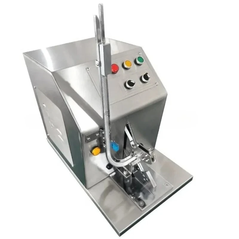 #￥Tabletop Mini Electric Ham Sausage Clipping Machine Plastic Bag Sealer Compact Design For Small Butcher Shop Deli Stall