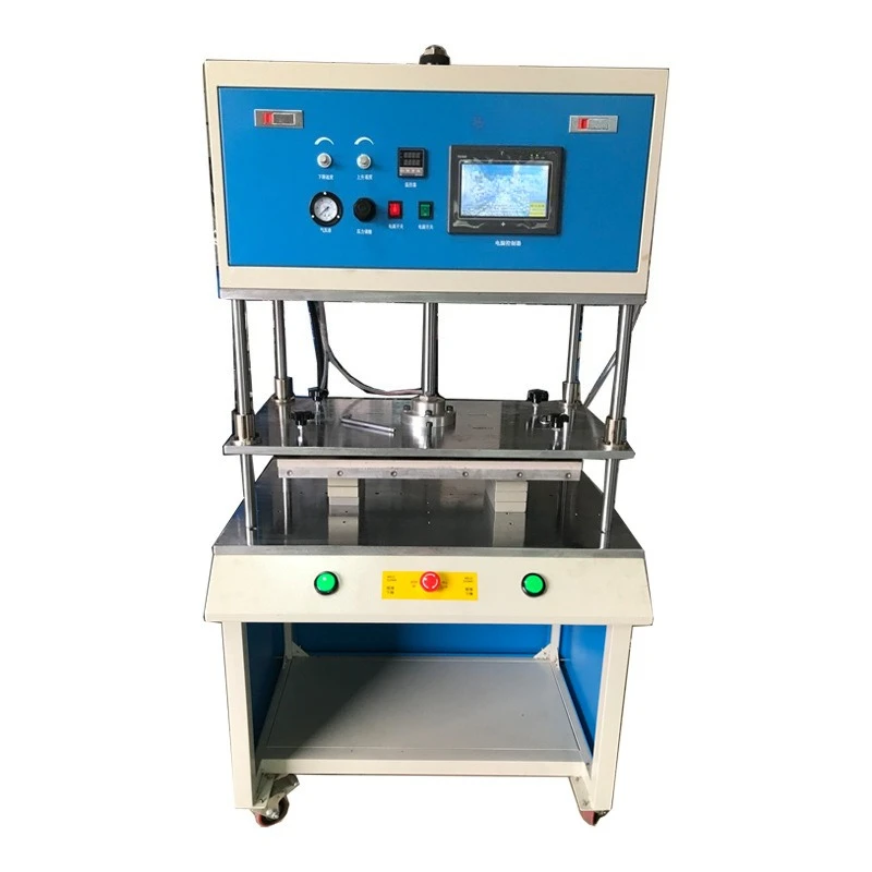 Auto wheel drum hot melt machine, interior plate welding forming hot press computer