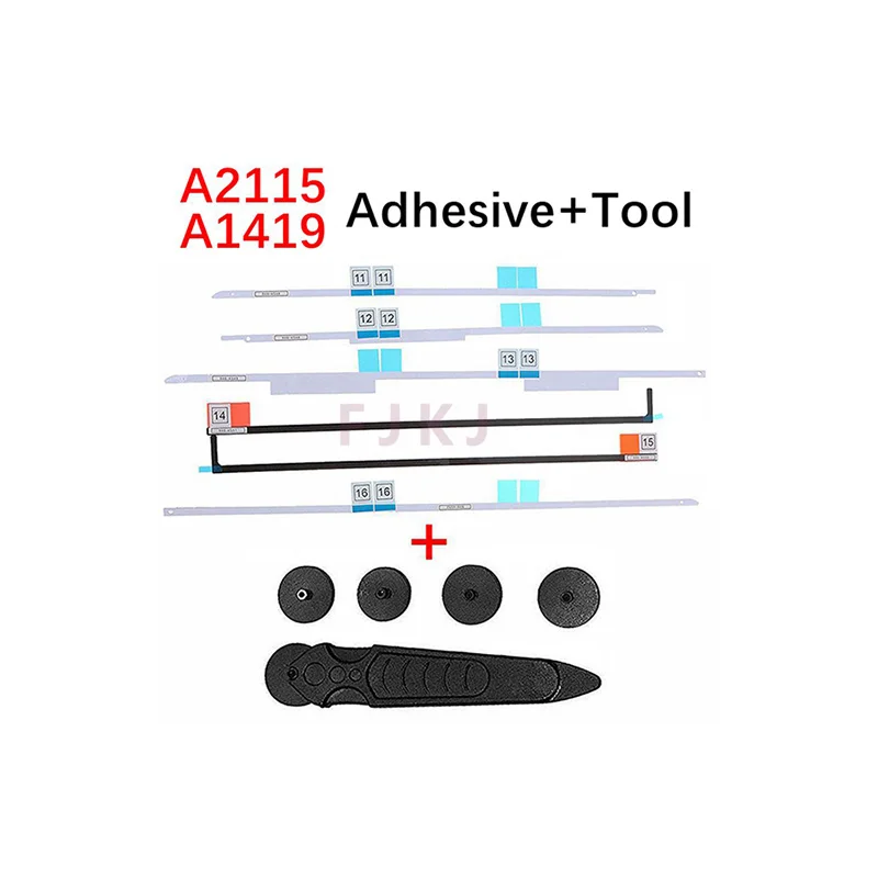 Nowy wyświetlacz LCD paski samoprzylepne taśma samoprzylepna z zestawem narzędzi do otwierania dla iMac 21.5 "A1418 A2116 27 "A1419 A2115 2012-2017 lat