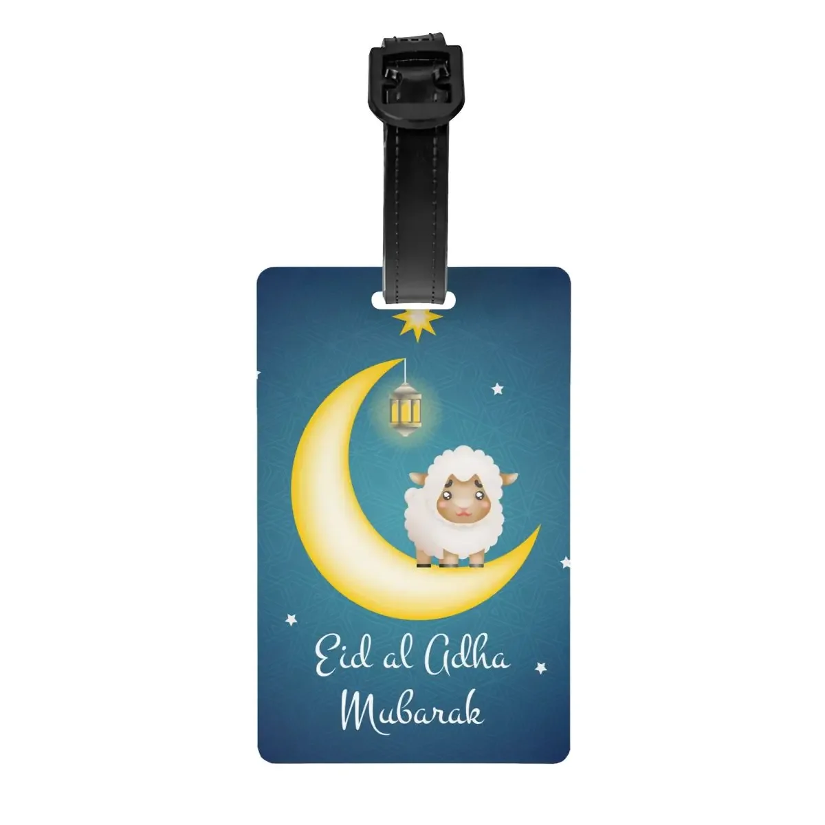 

Eid Mubarak Luggage Tag Islamic Ramadan Travel Bag Suitcase Privacy Cover ID Label