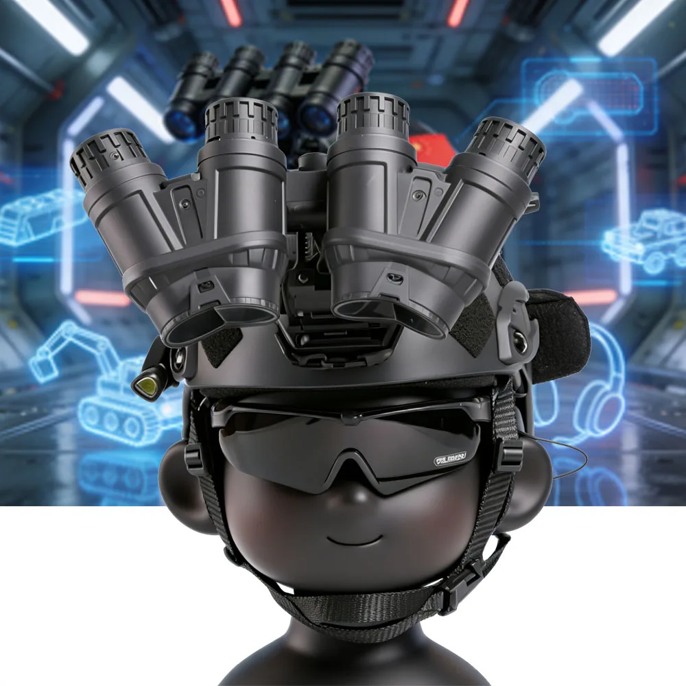 

Children's Tactical Helmet Set Model with Earphone Night Vision Goggles Not Function kids Special Forces Training Gear ,Cosplay