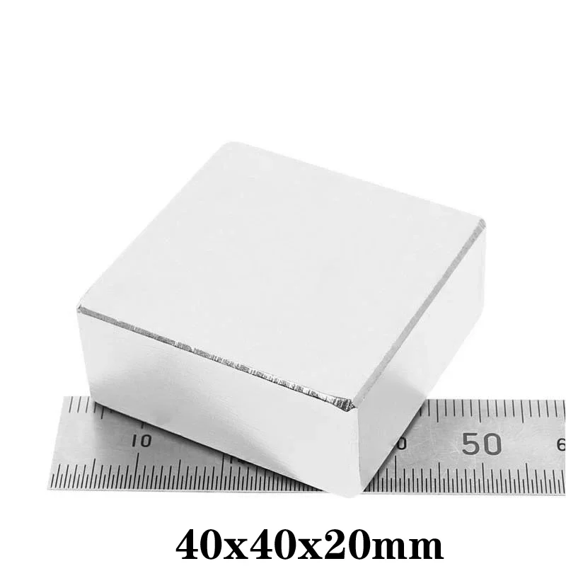 

40x40x20 mm Powerful Block Magnet 40mmx40mmx20mm For Home Refrigerators, Offices DIY 40x40x20mm Magnetic Strong Magnet 40*40*20
